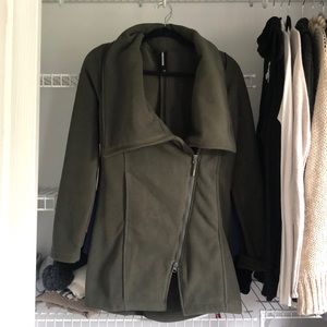 Green fleece jacket